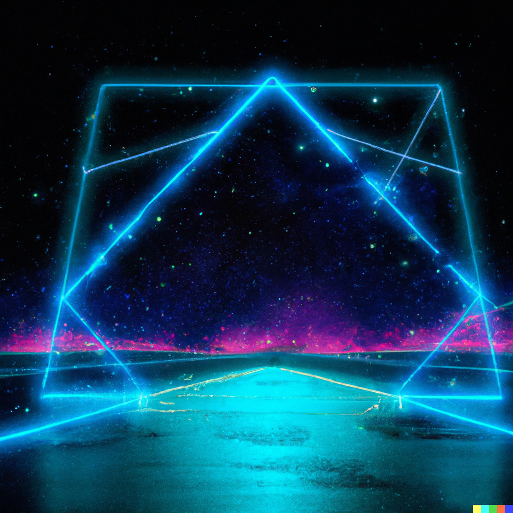 Cyber Punk AI Art Starry Night