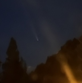 A comet up close